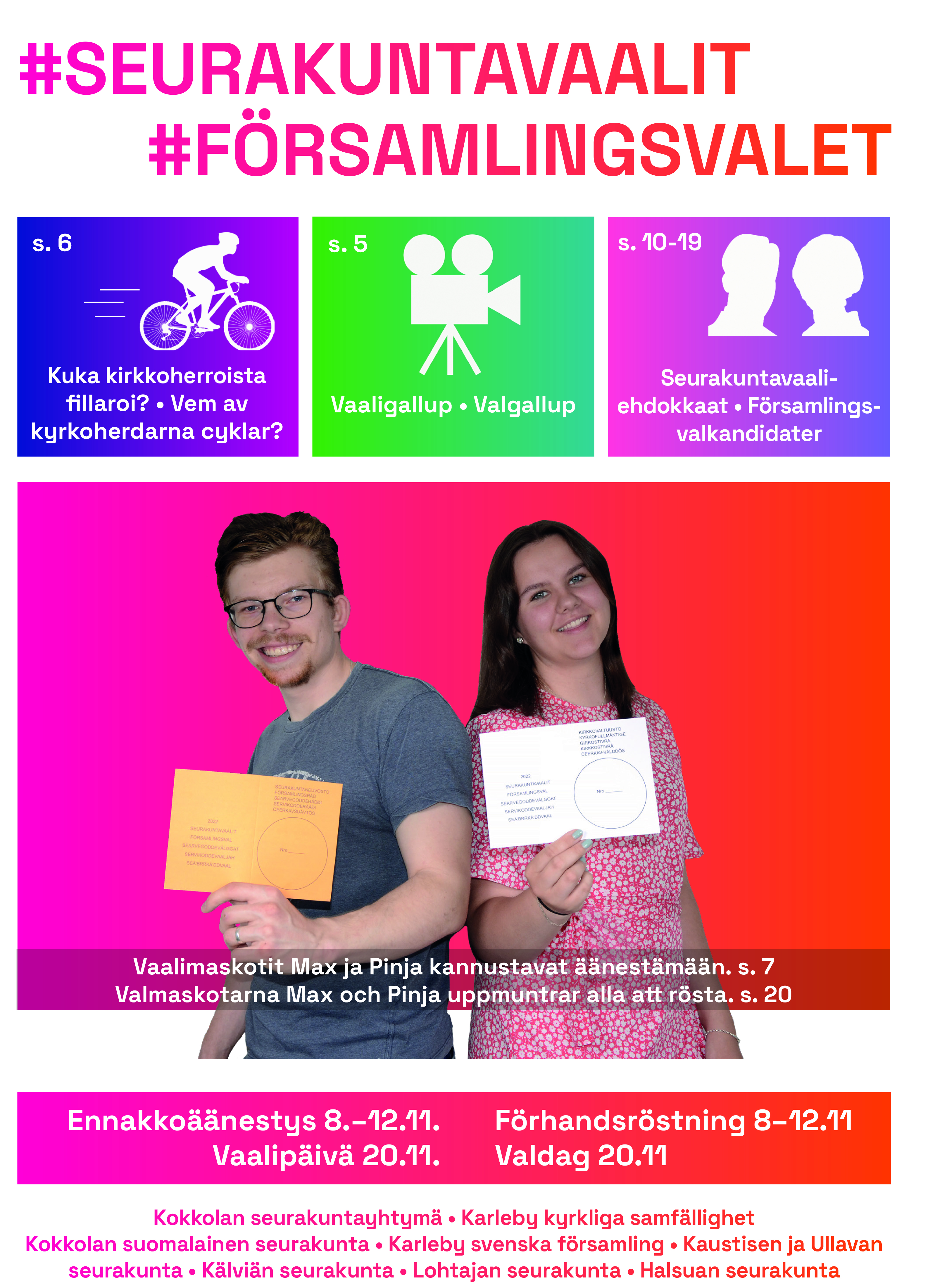 Församlingsvalstidningen.