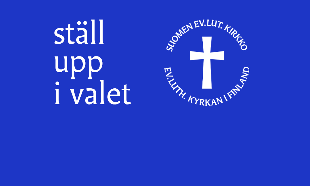 Ställ upp i valet logo