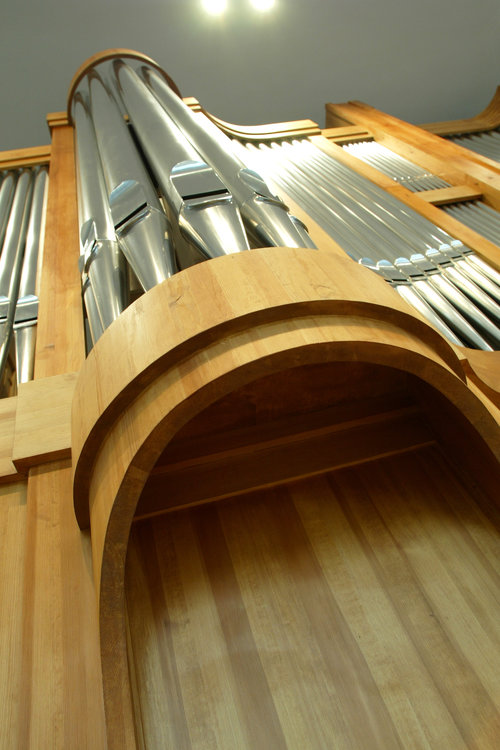Orgelns pipor.